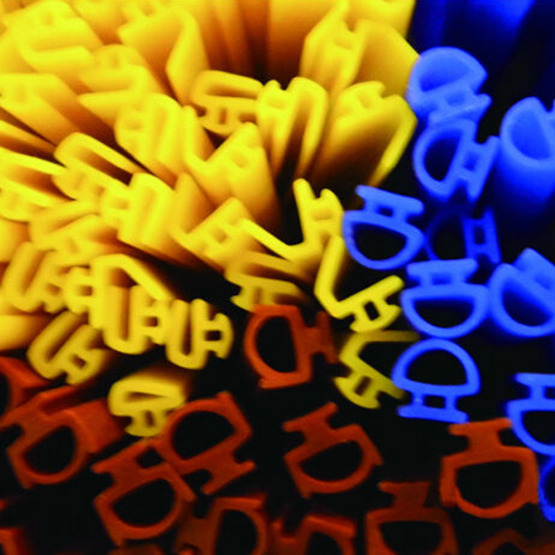 A stack of silicone rubber products with different shapes