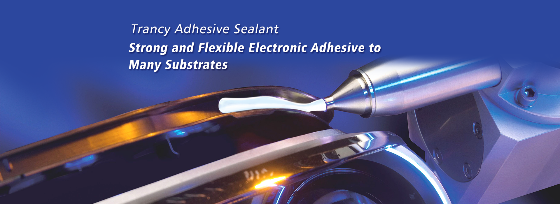 Silicone adhesive sealant offers strong but flexible adhesives to auto lights.