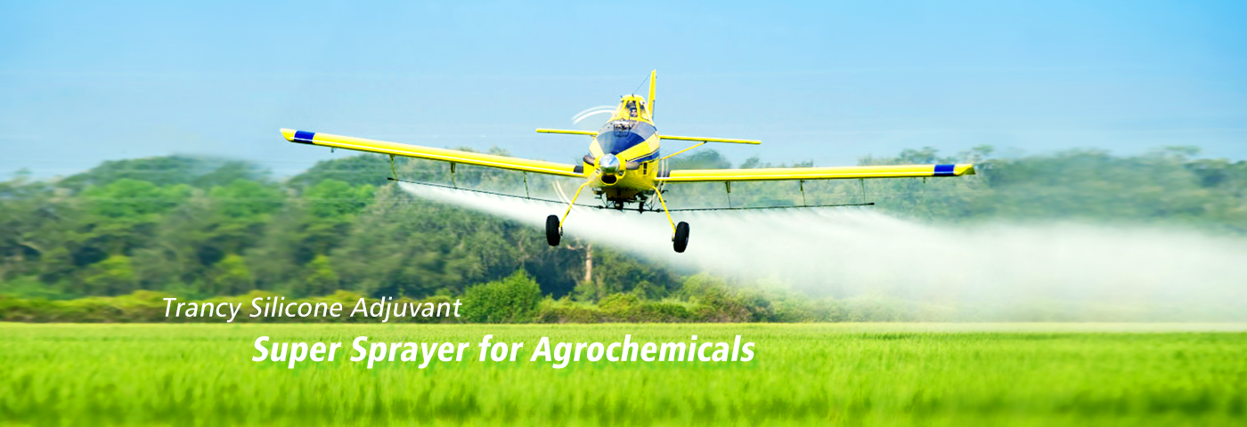 Aircraft Spraying CX-8408 Agricultural Silicone Adjuvant on Agriculture Crops
